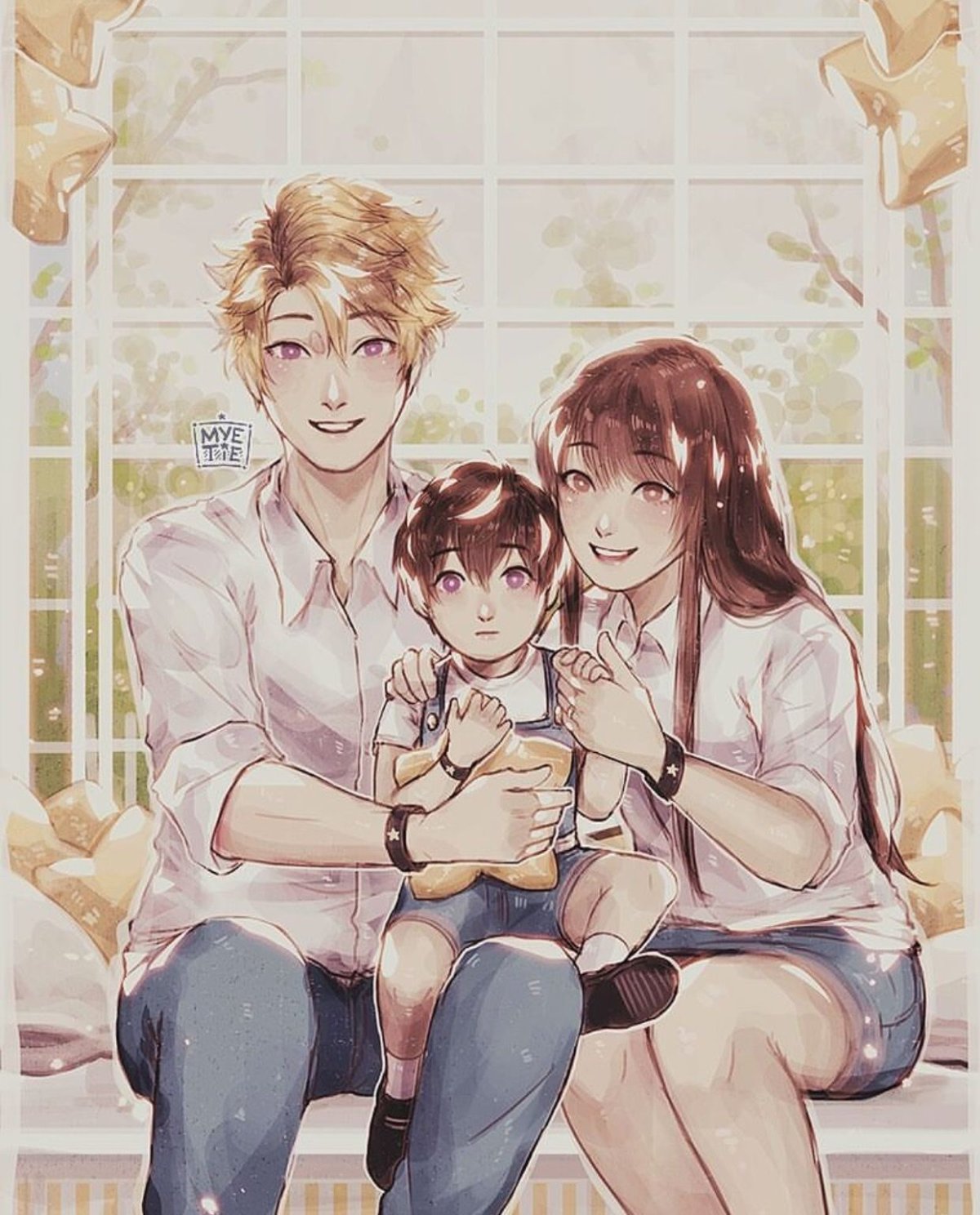 Аниме парочки с детьми