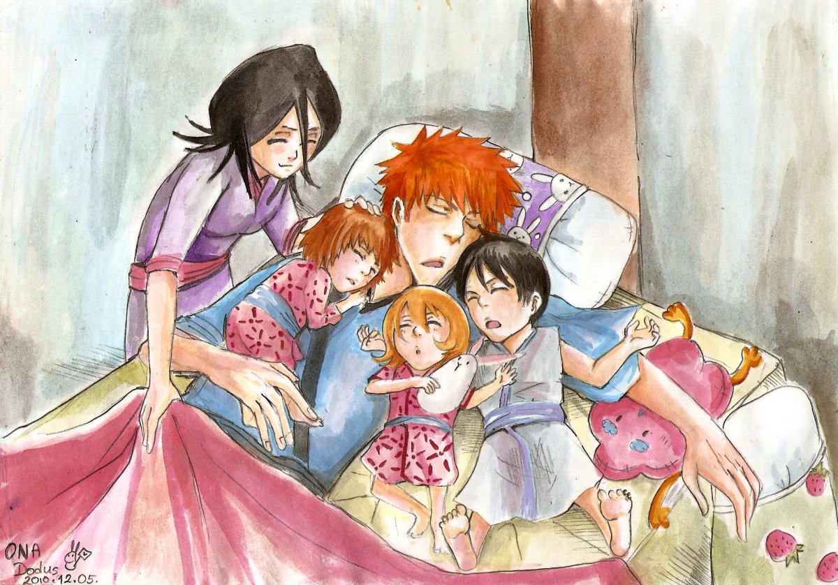 Ичиго и Рукия дети