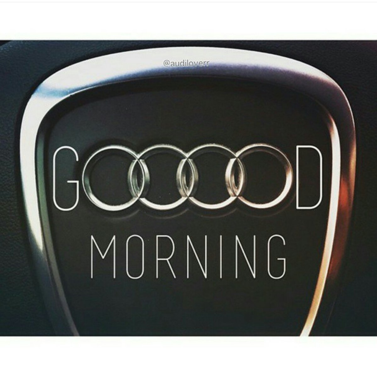 Доброе утро Audi