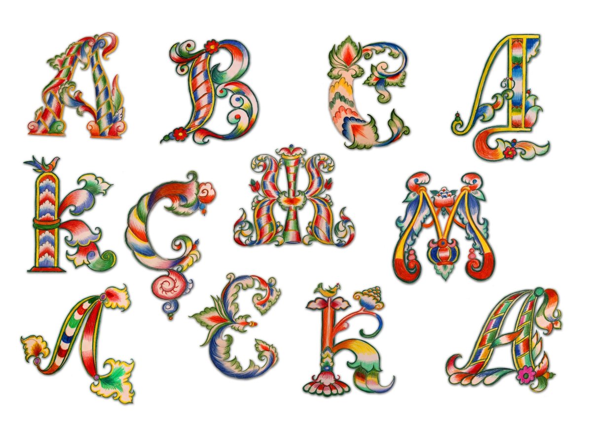 Алфавит клипарт