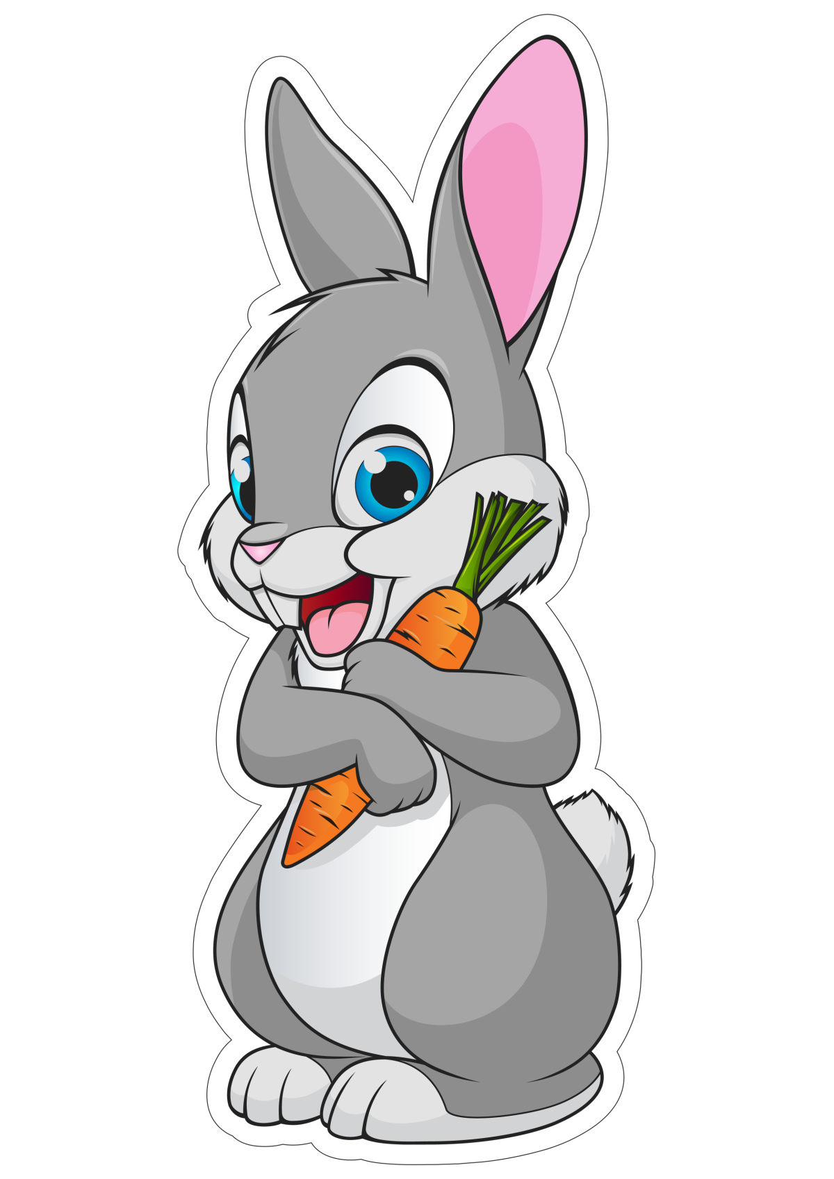 Зайчик с морковкой