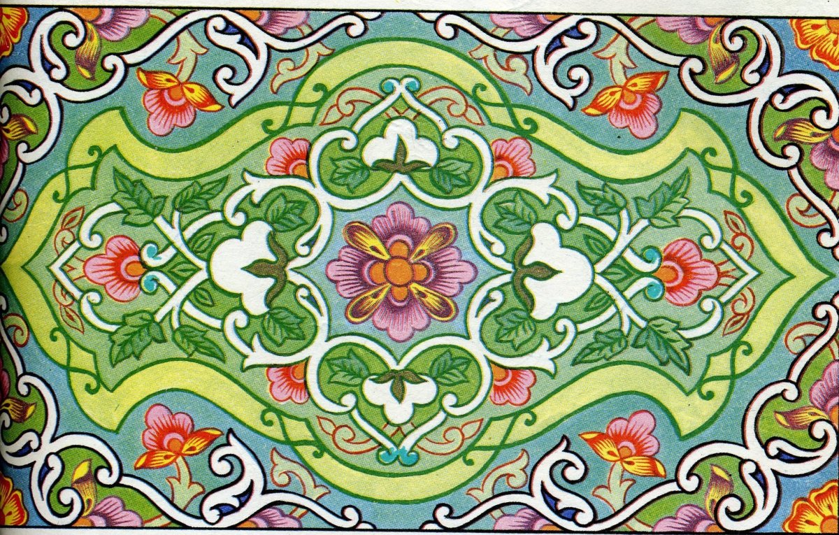 Миллий орнамент Узбекистан