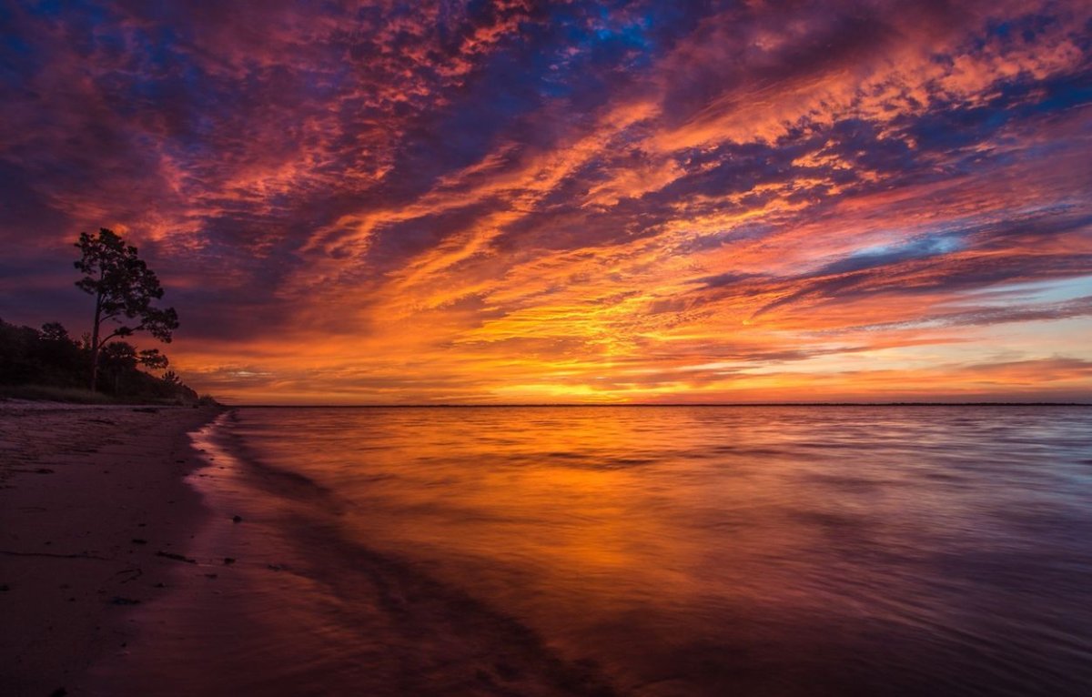 Красивый закат