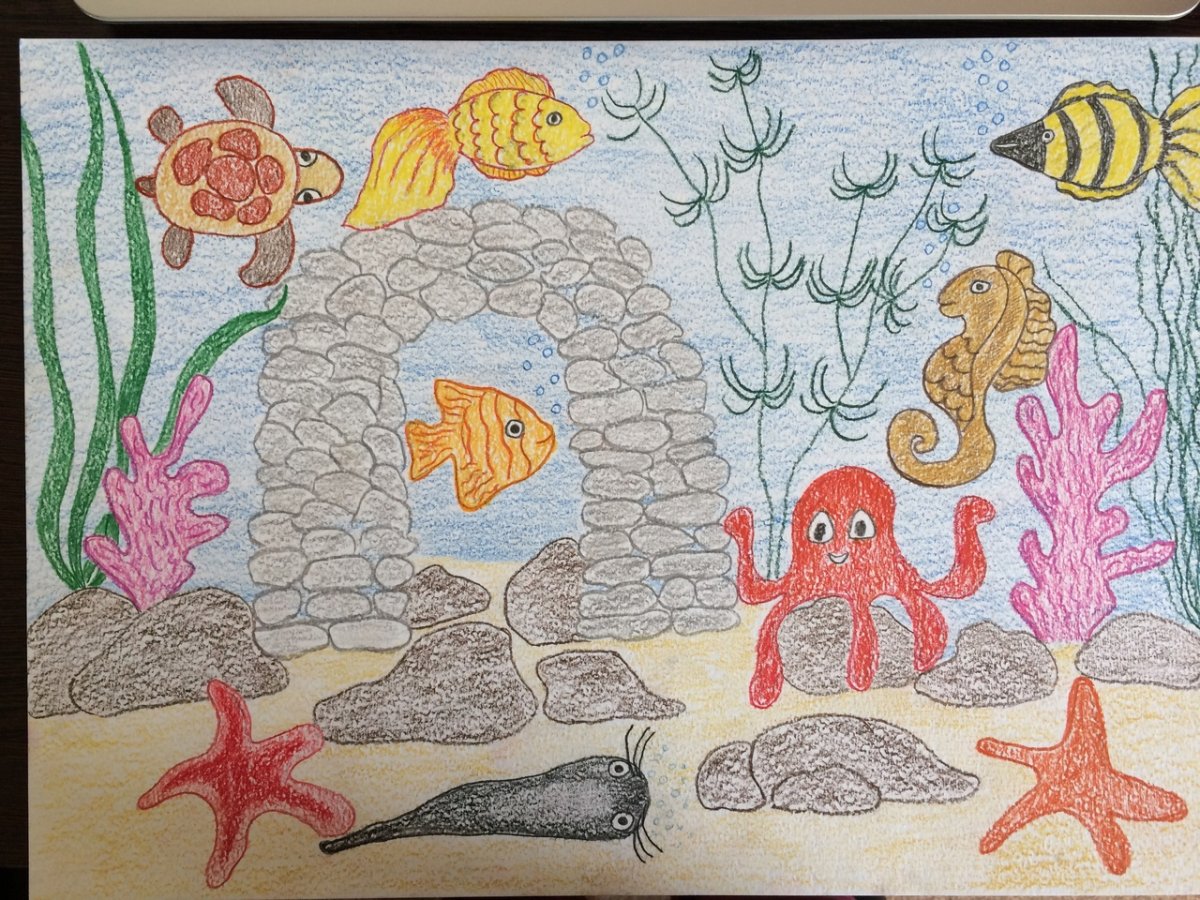 Морское дно для детей