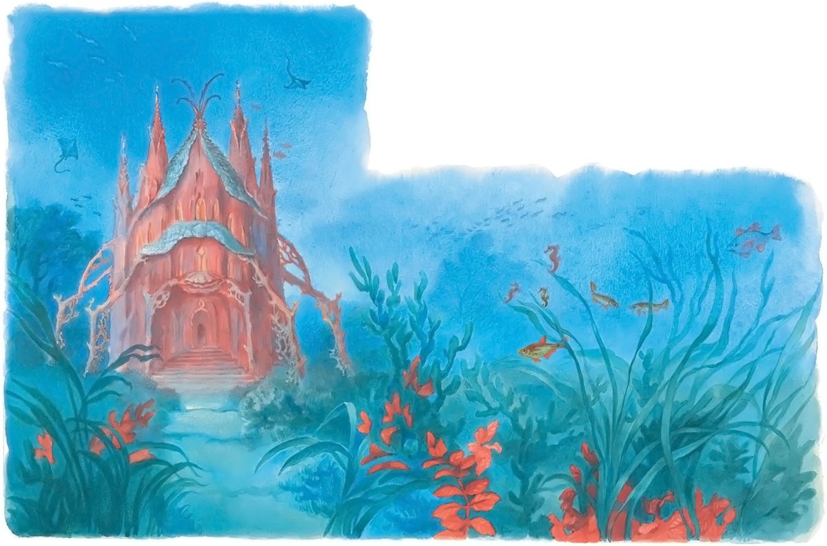 Русалка под водой