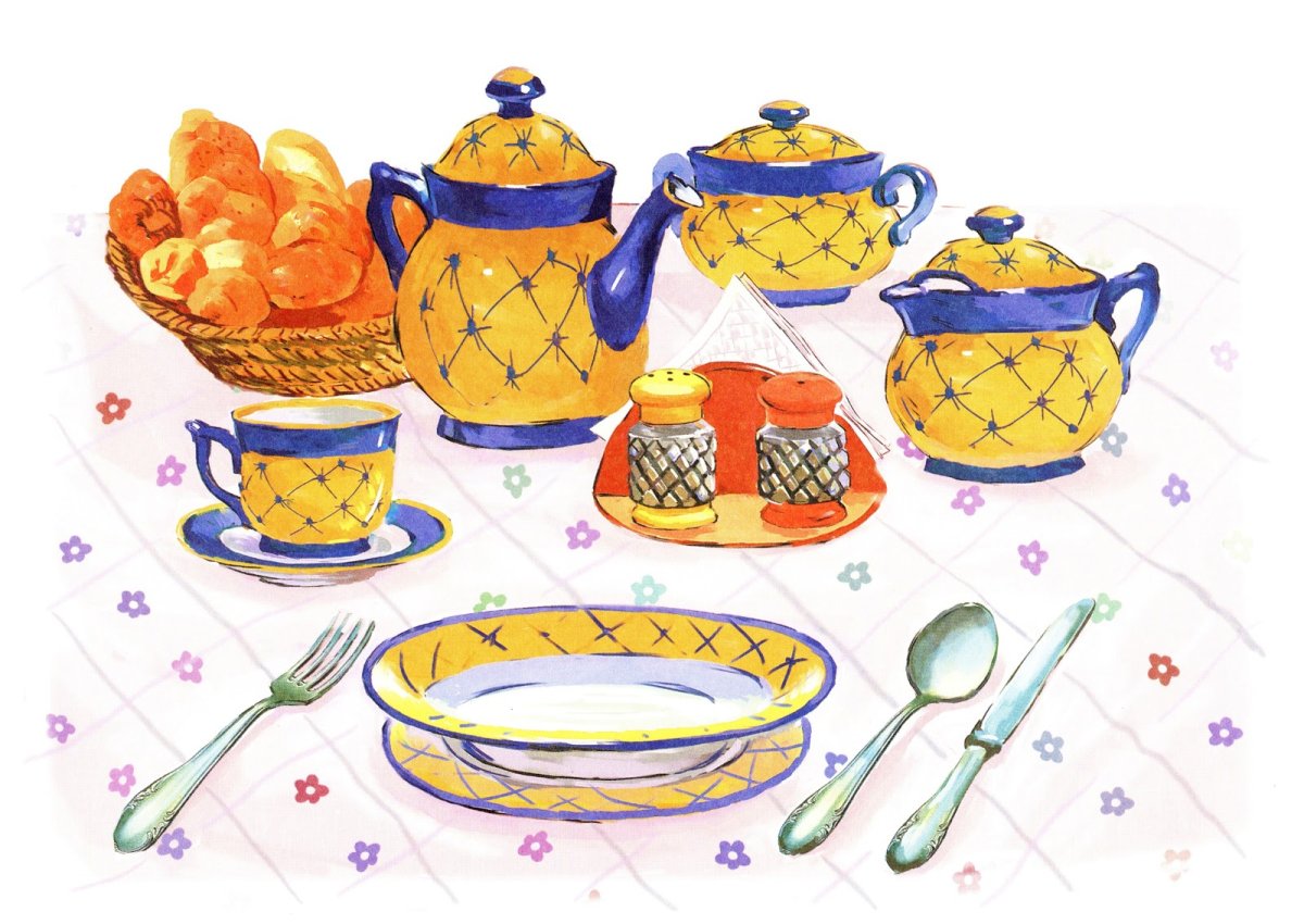 Кухонная утварь мультяшная