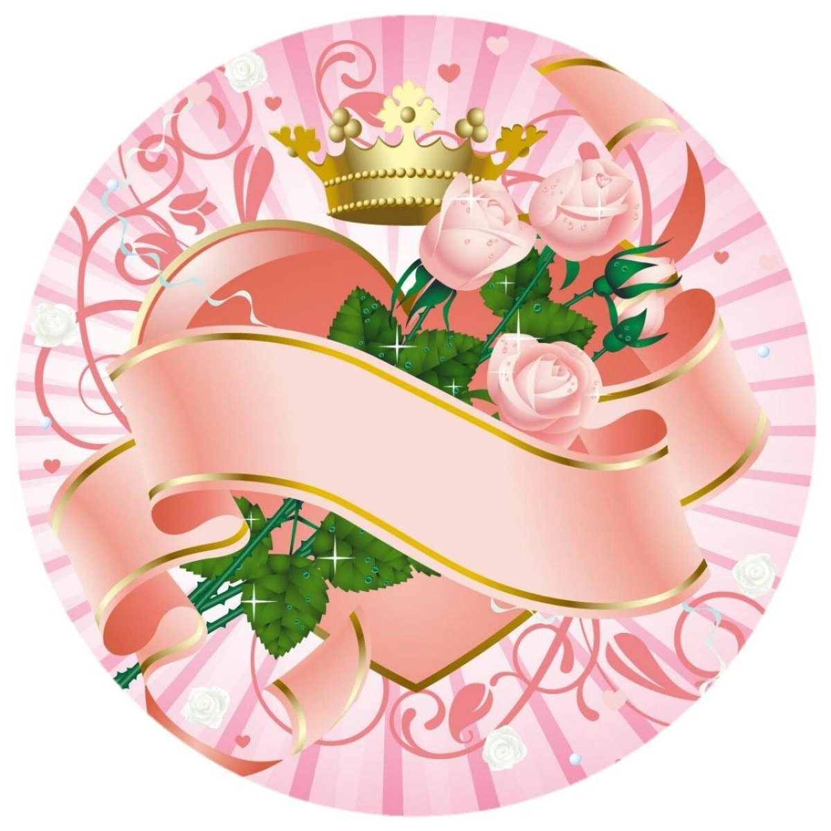 Круглая открытка