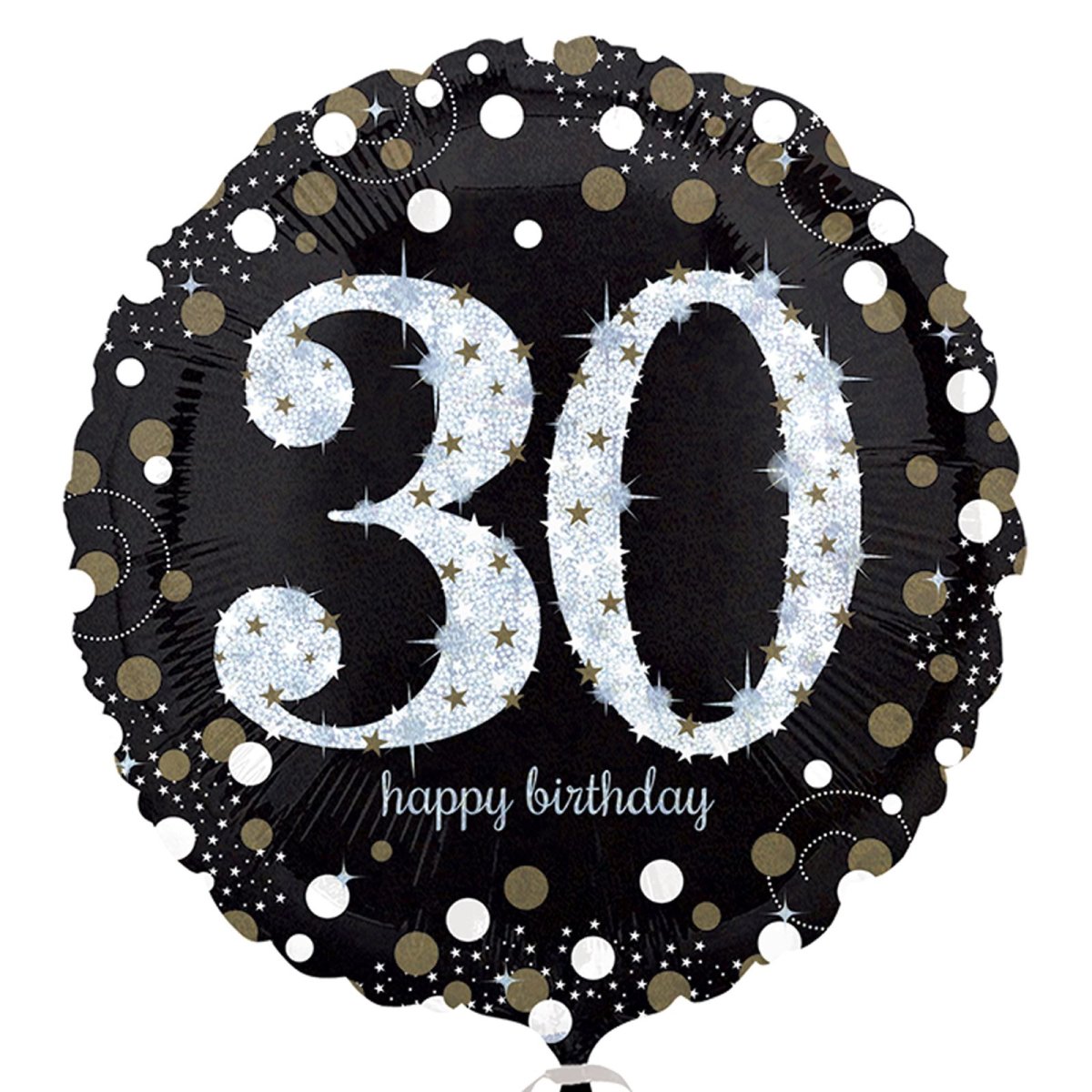 Шар 18" а 18" HB sparkling Birthday 50 Gold s55