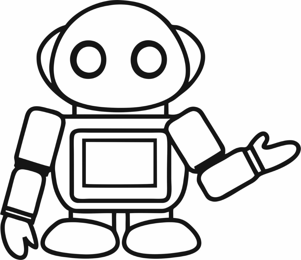 Тобот раскраска для детей