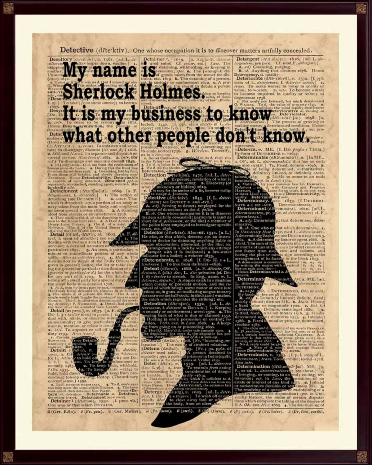 Шерлок Холмс плакат