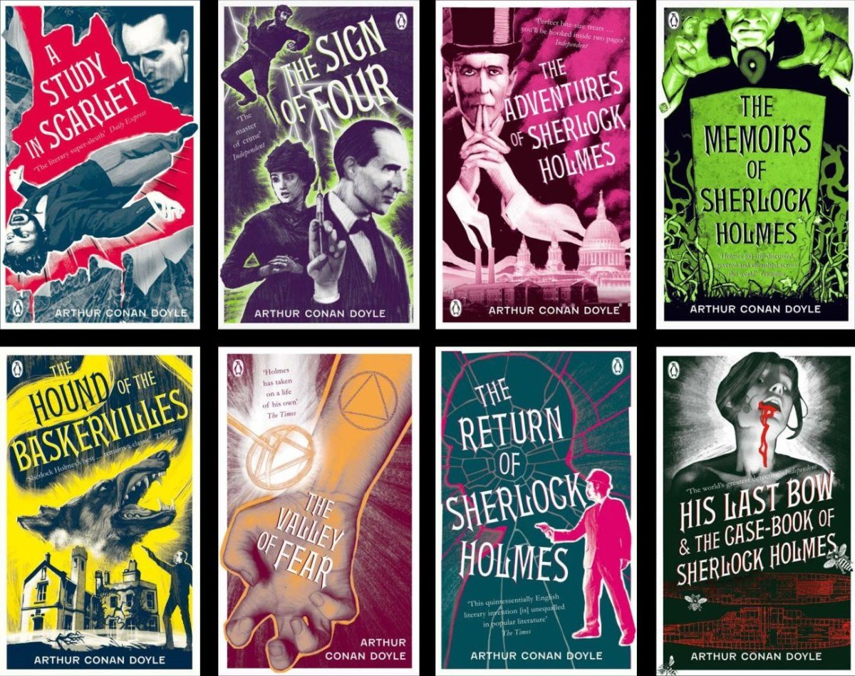 Sherlock holmes book Cover