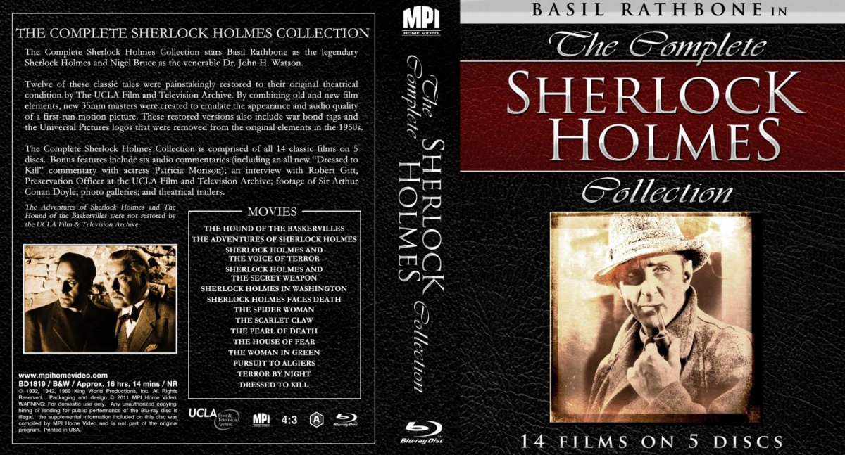 Обложка книги весь Шерлок Холмс