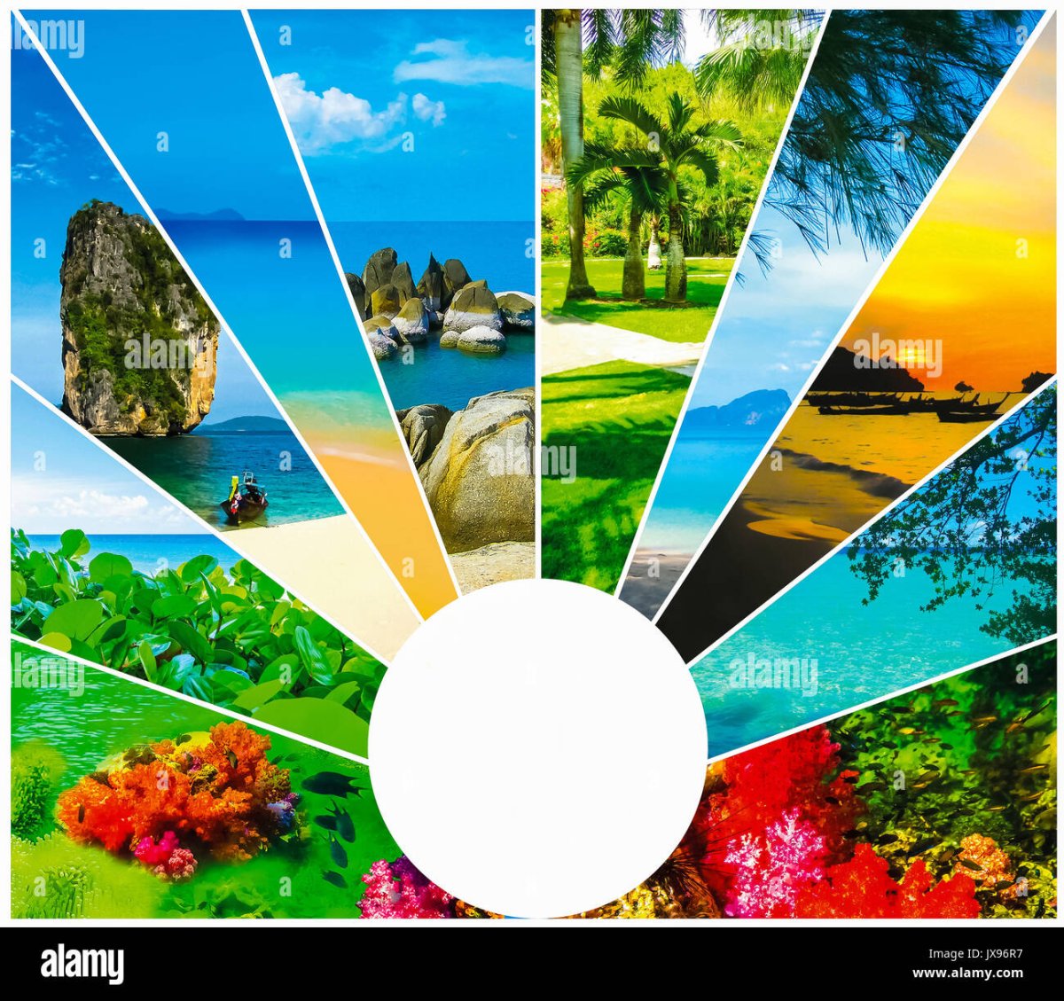 Коллаж из фотографий лето