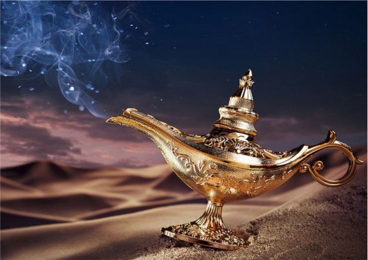 Волшебная лампа Аладдина Джинн и лампа