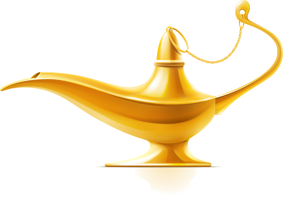 Лампа Аладдина вектор
