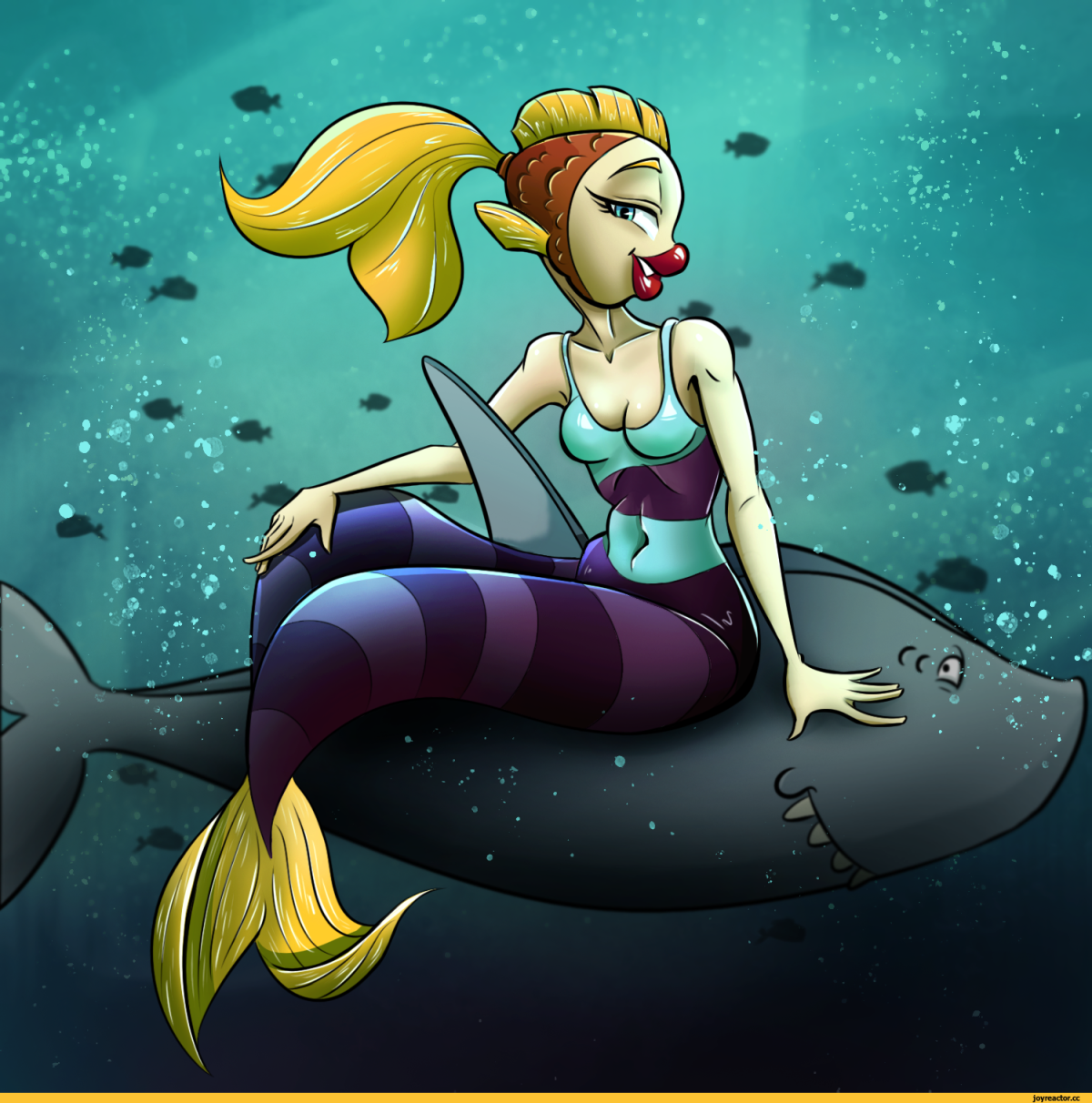 В синем море в белой пене мультфильм 1984