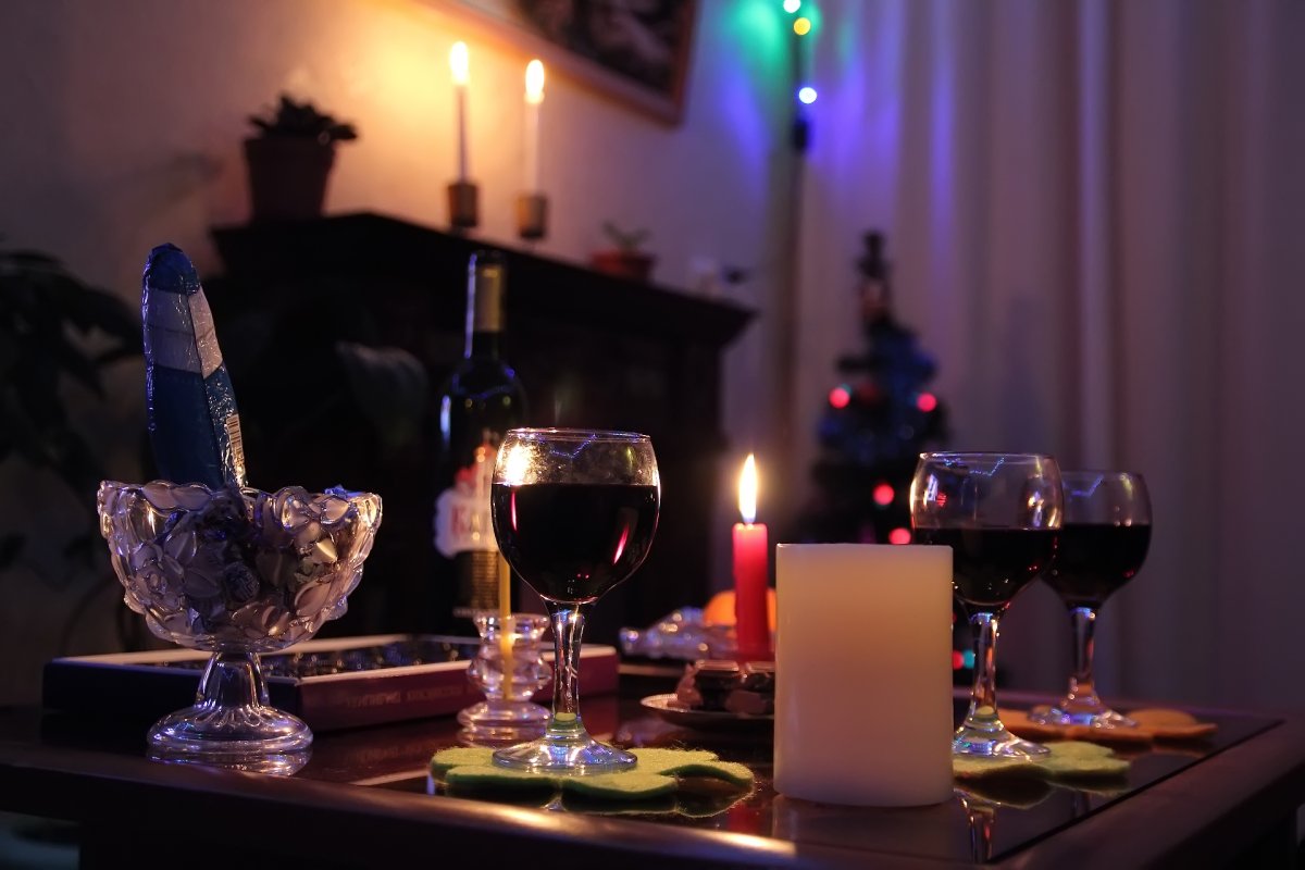 Романтический ужин при свечах