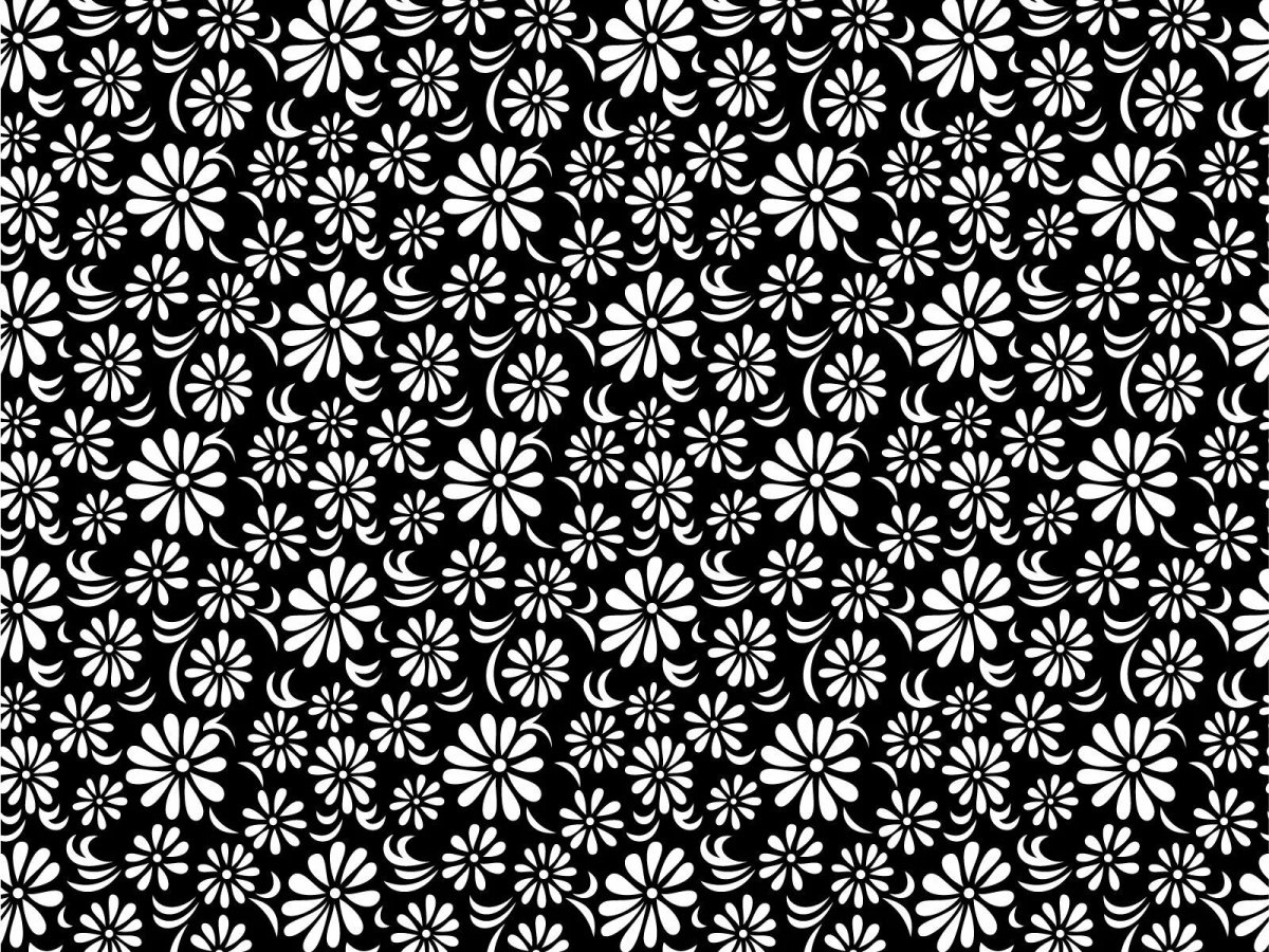 Черно белые узоры