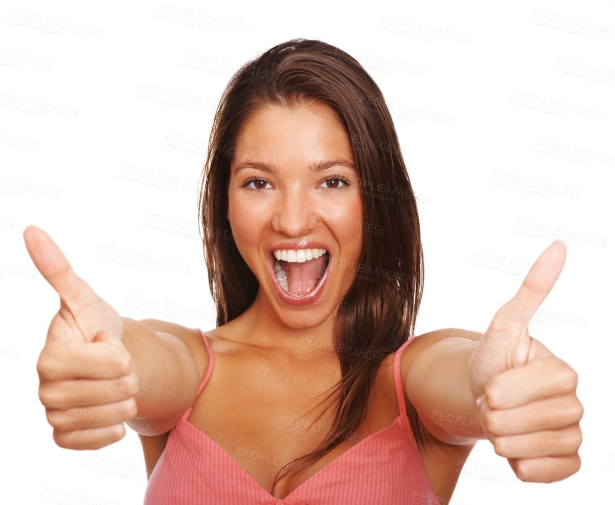 Радостная девушка