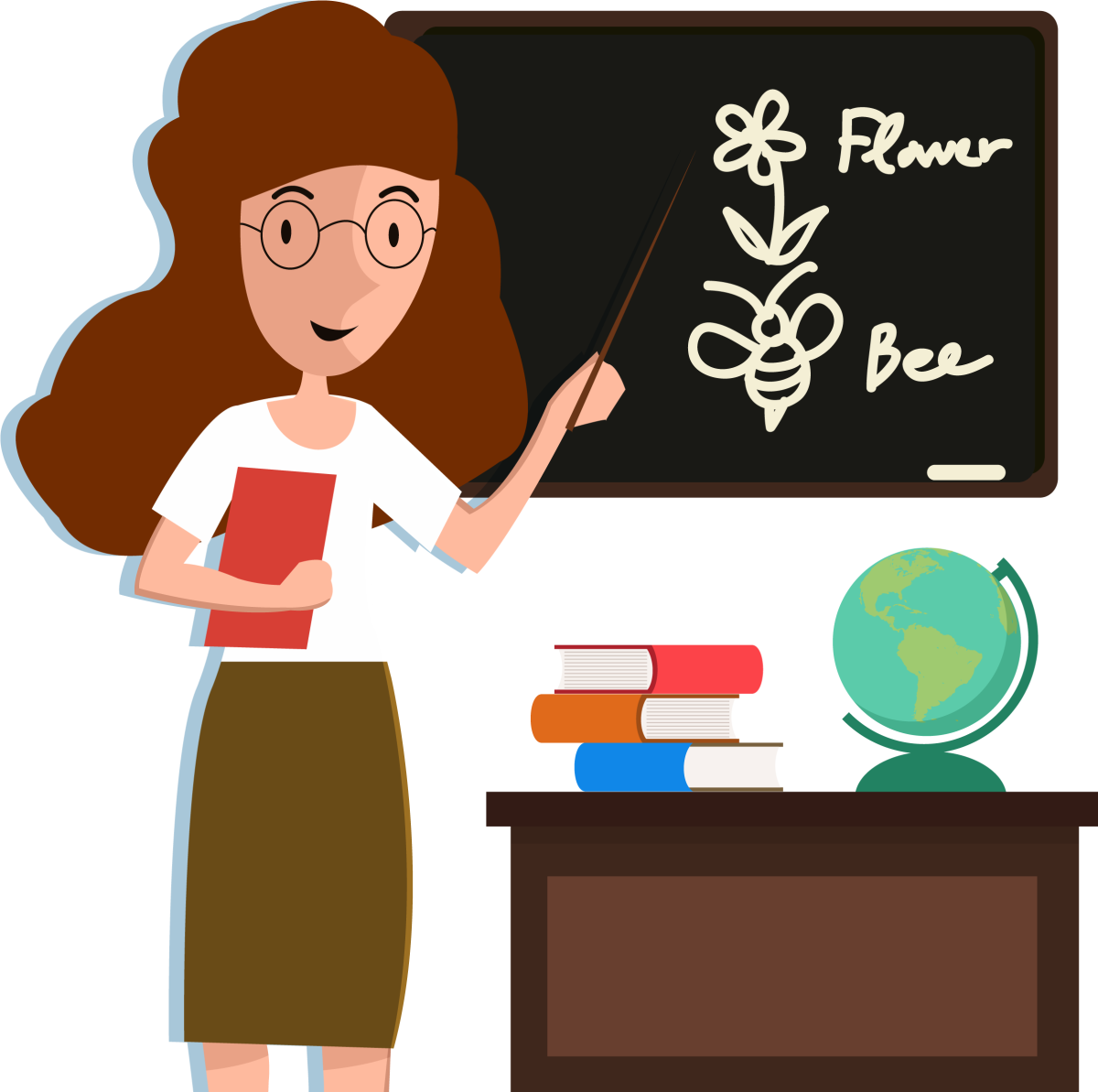 Девушка с цветами акварель