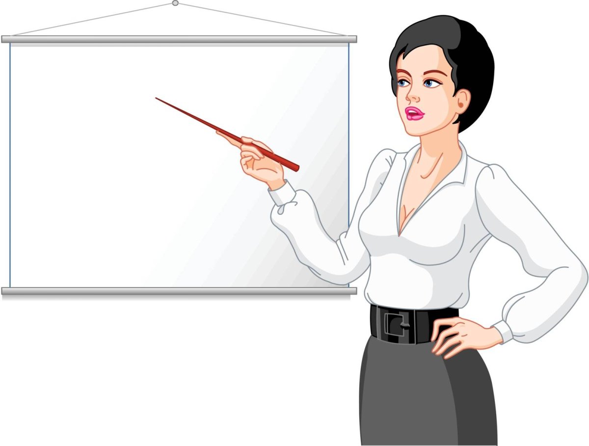 Зарисовка учительница