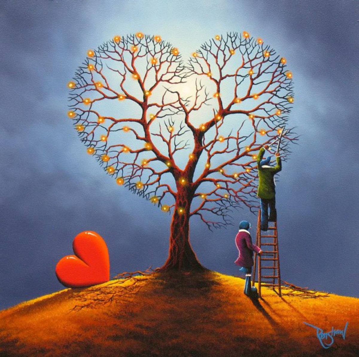 Дерево сердце