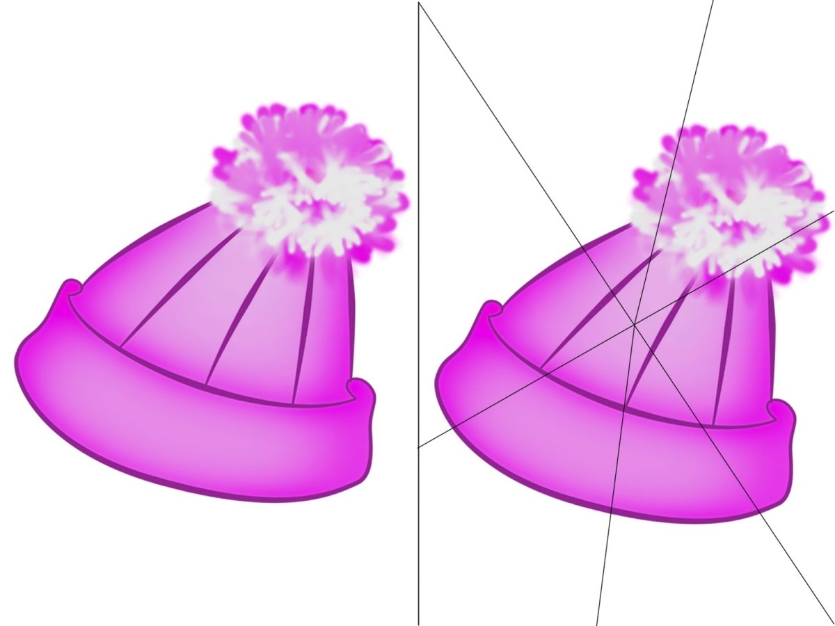 Шапка и варежки вектор