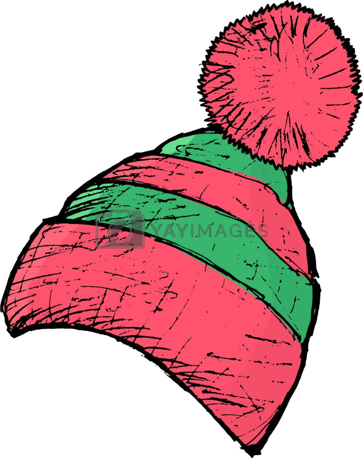 Нарисовать шапку реалистично