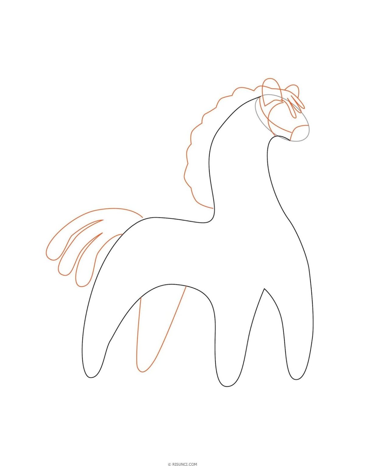 Раскраска Дымковская и Филимоновская игрушка