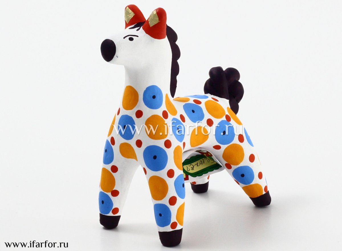 Дымковская игрушка пошаговый рисунок