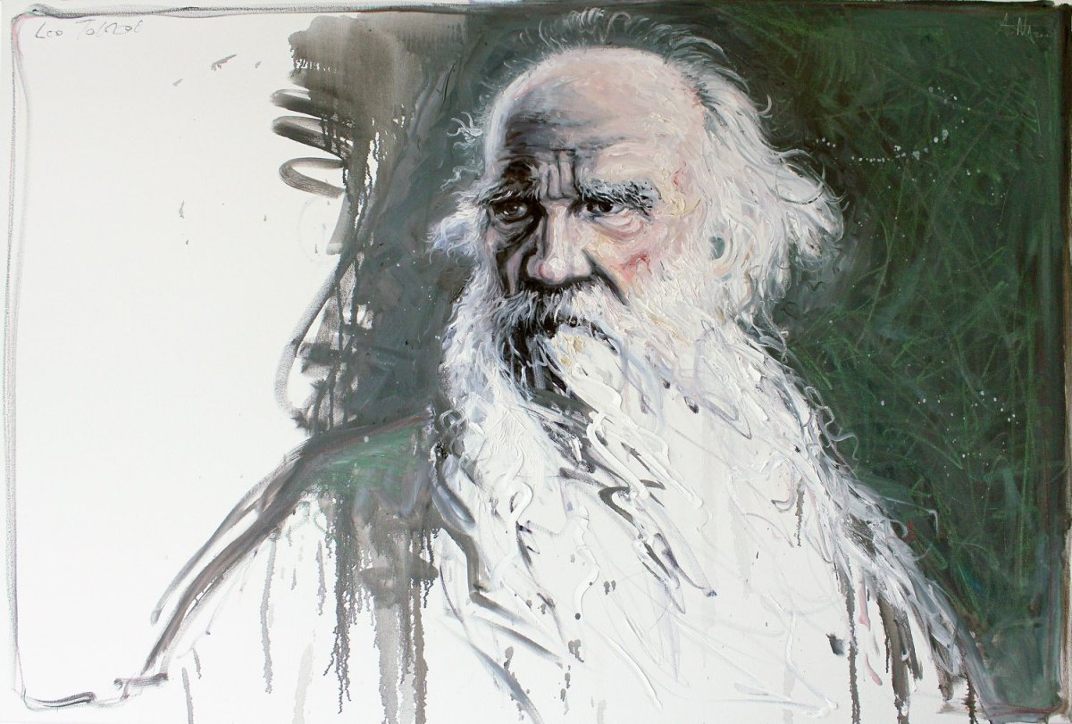 Репин портрет Толстого 1887