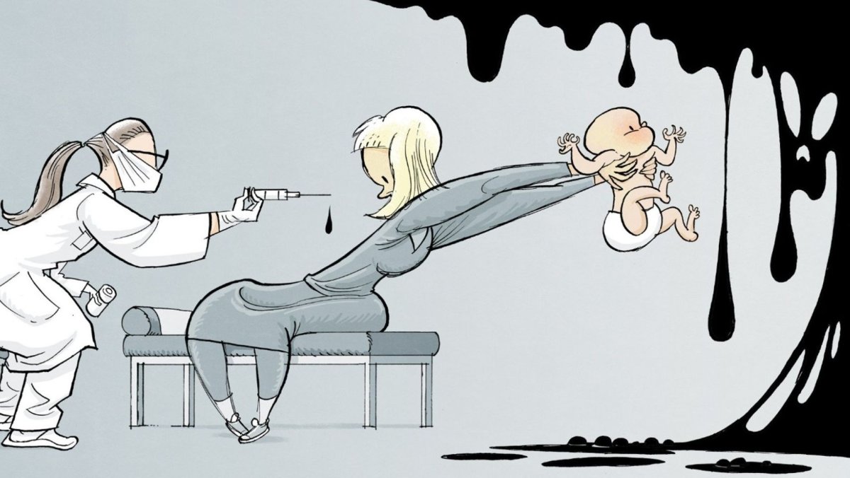 Вакцинация карикатура