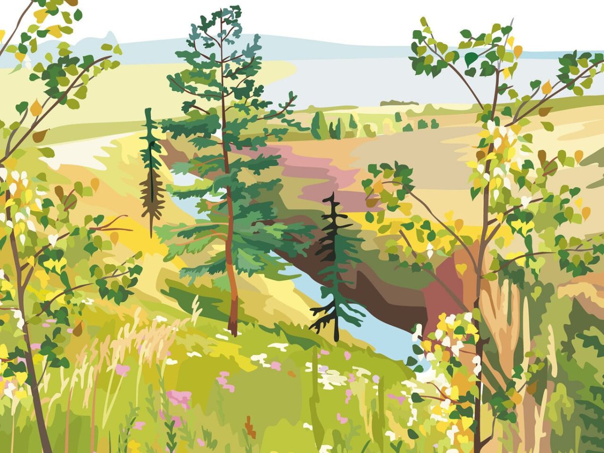 Пейзаж для детей