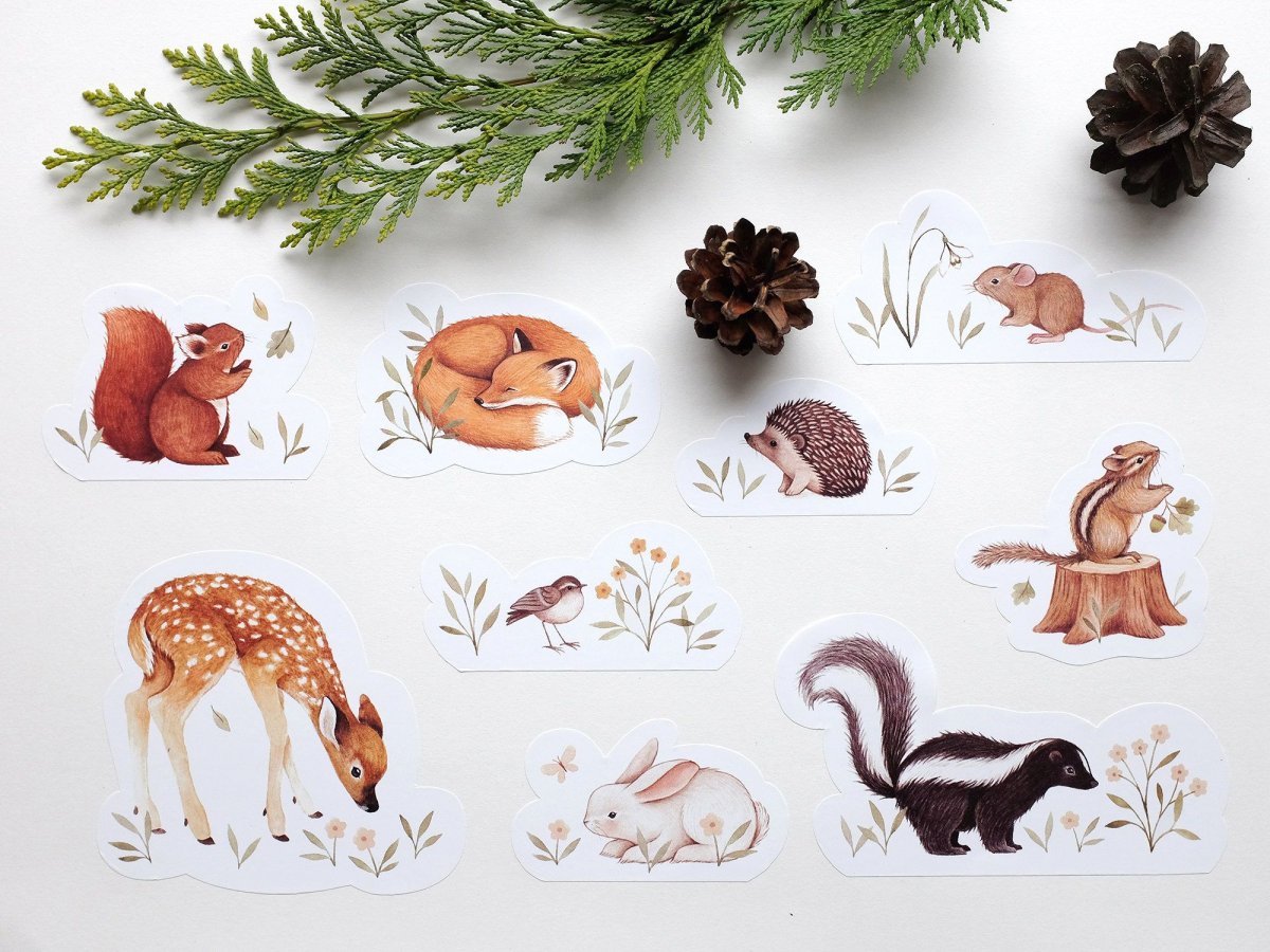 Nina Stajner иллюстрации медведь