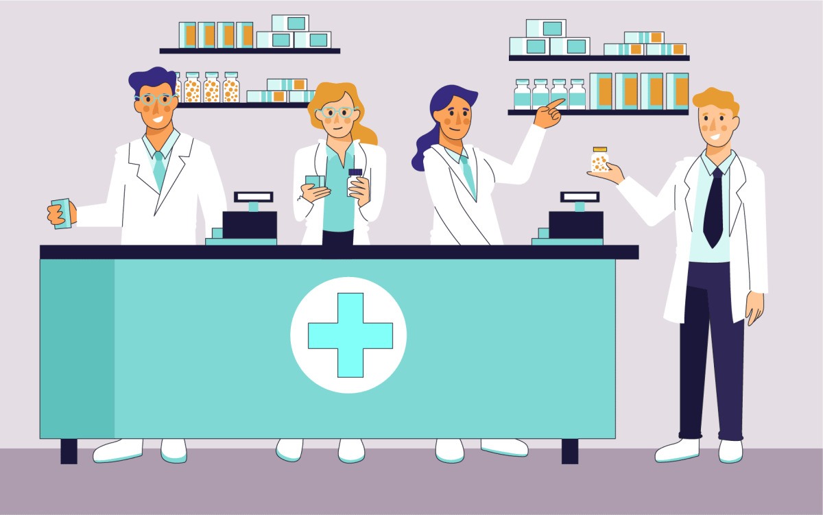 Реклама аптеки рисунок