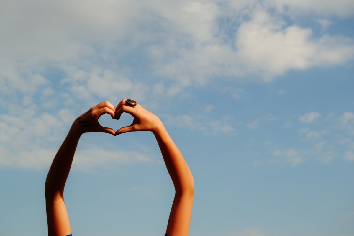 Сердечко руками