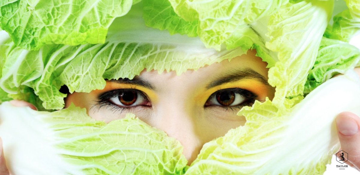 Зеленые листья капусты