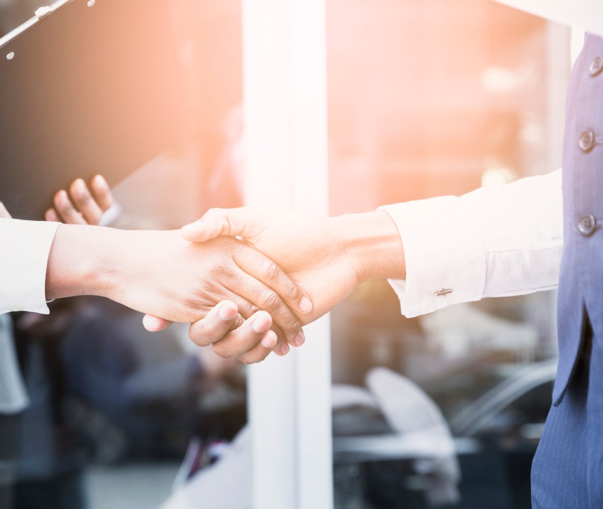 Рука бизнесмена