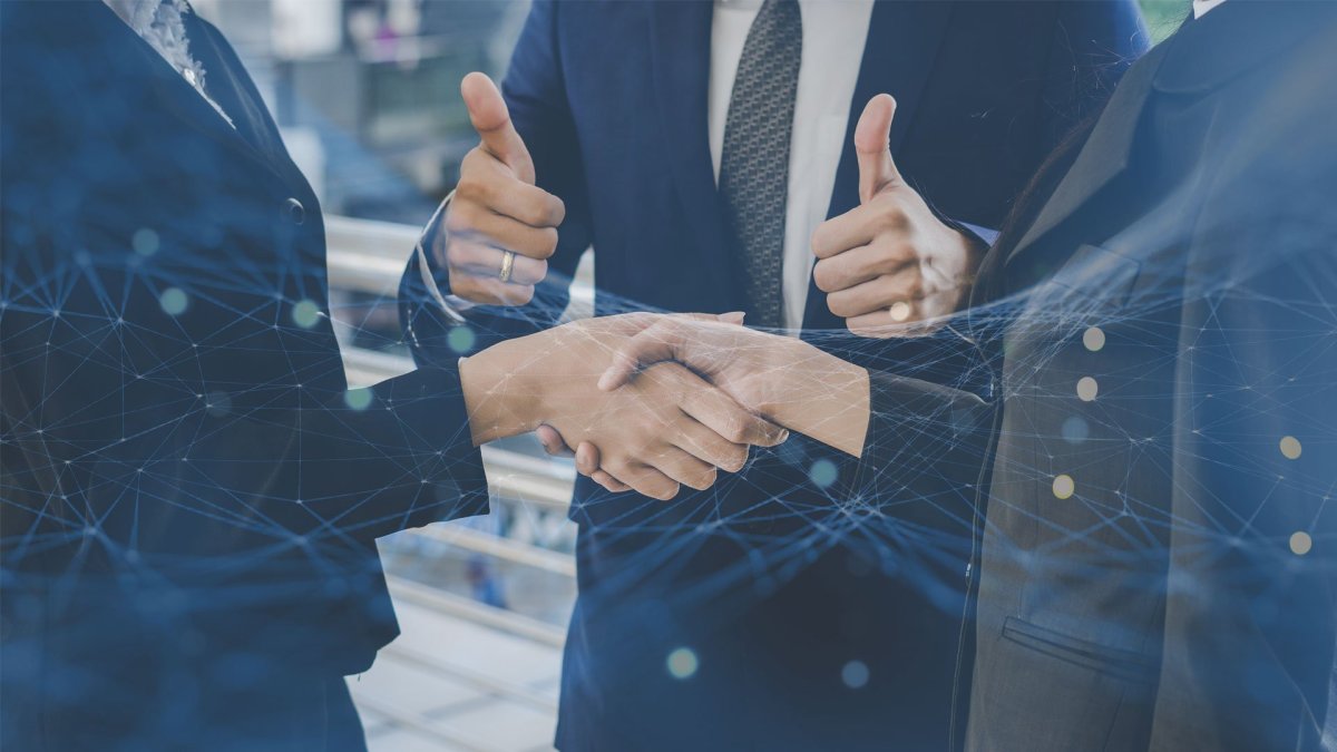 Рукопожатие фон