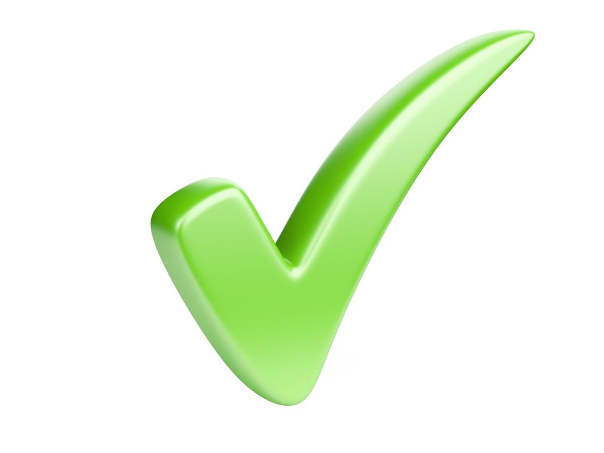 Зеленая галочка