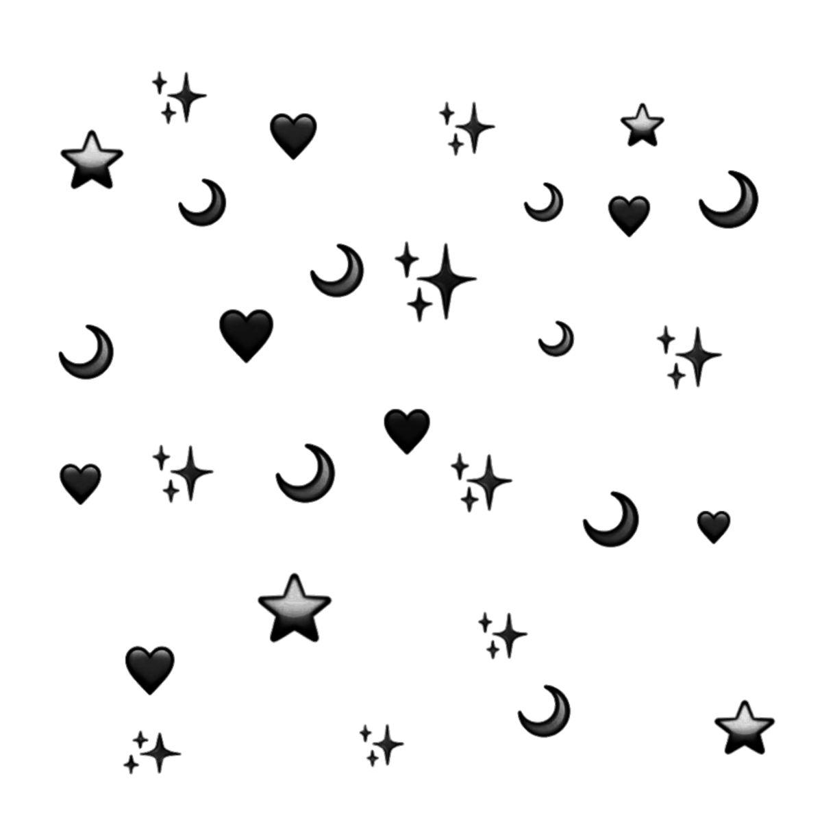 Маленькое черное сердечко