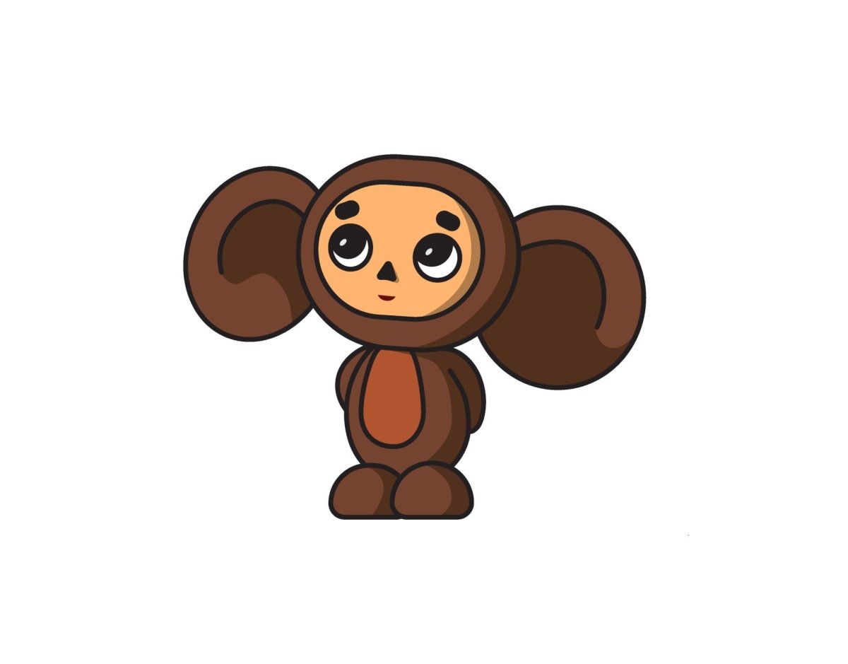 Чебурашка рисунок