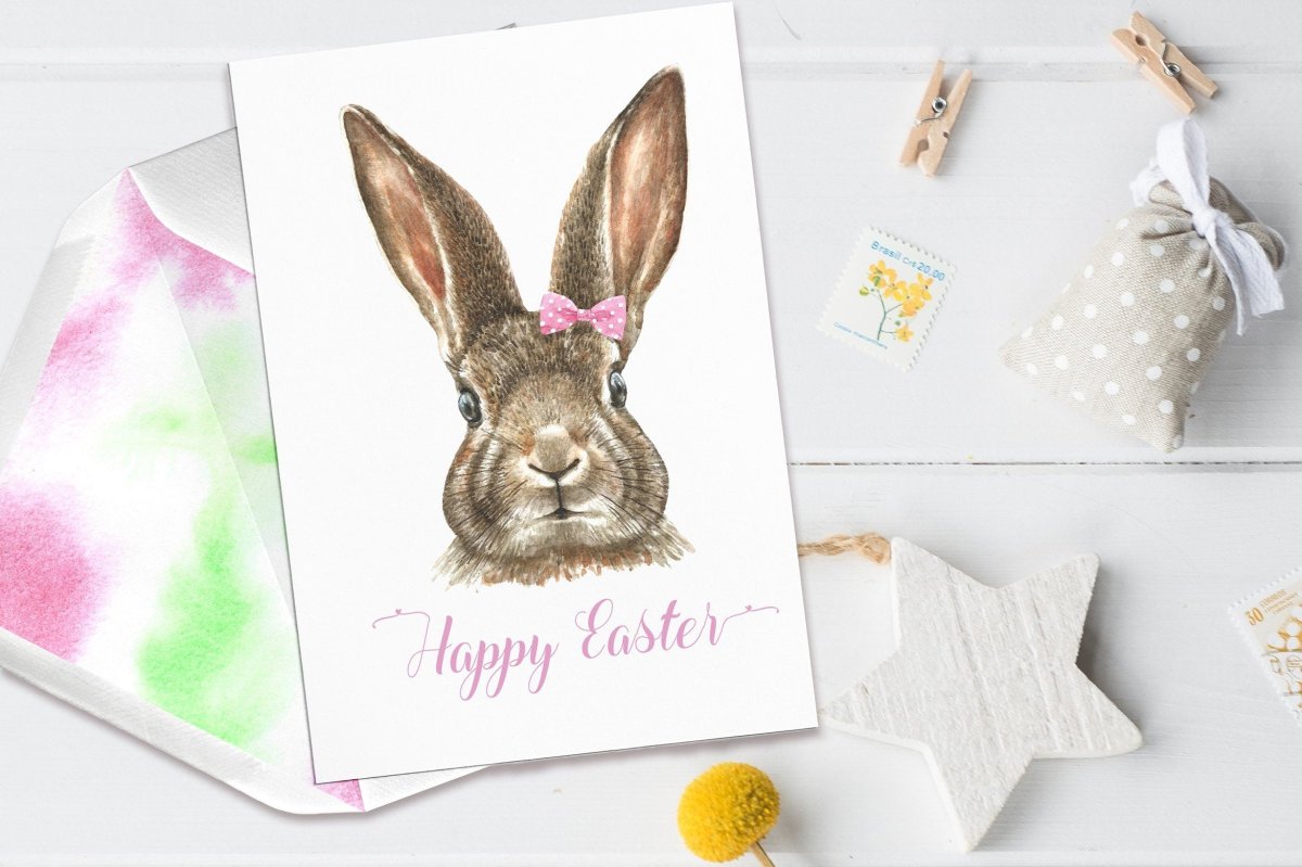 Happy Easter акварель