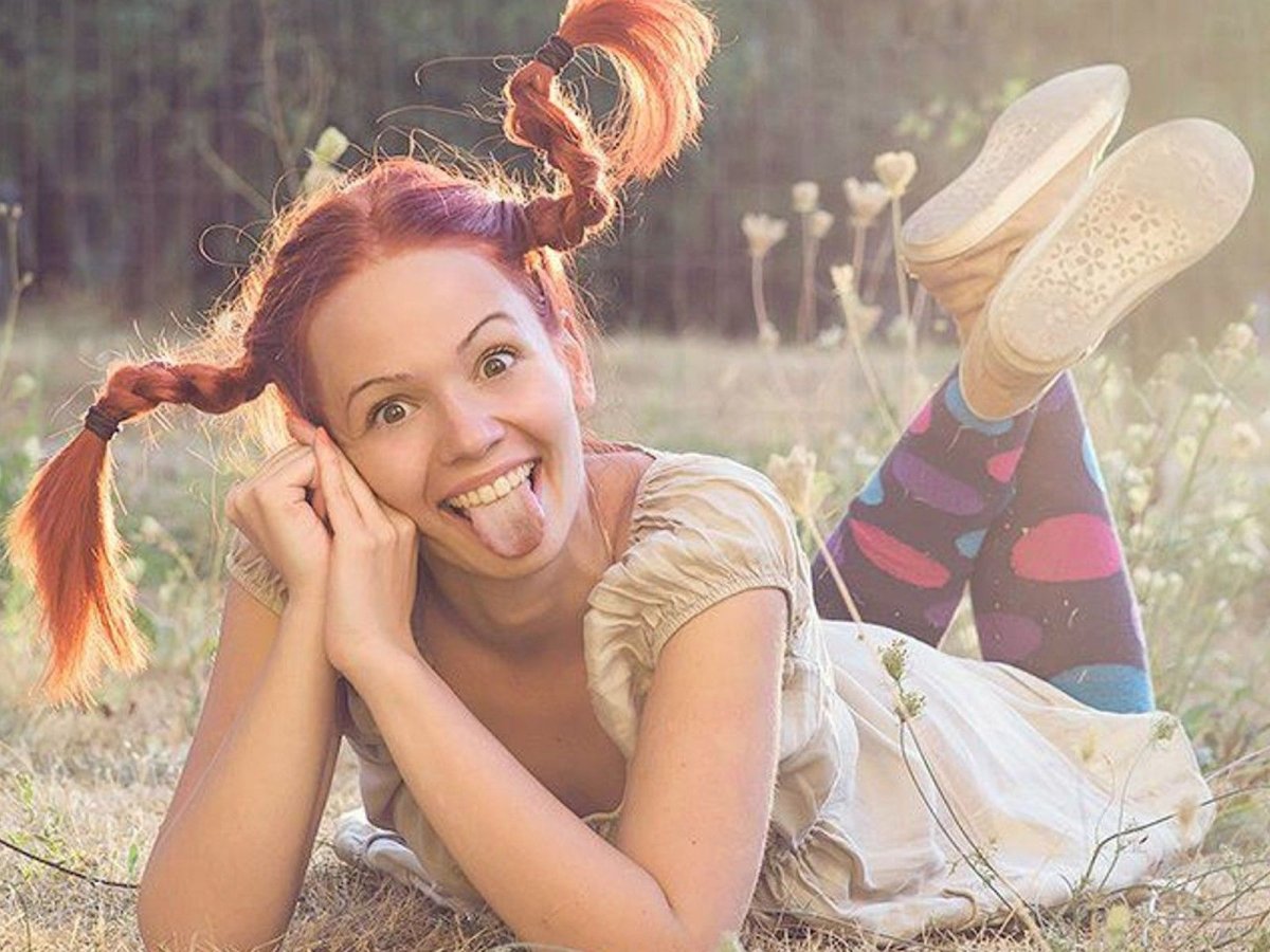 Пеппи длинный чулок 1988