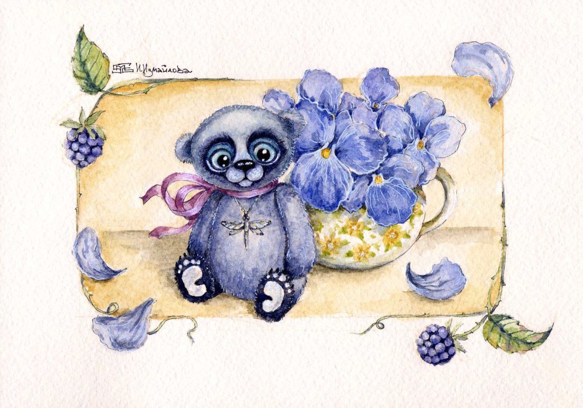 Инга Измайлова акварель