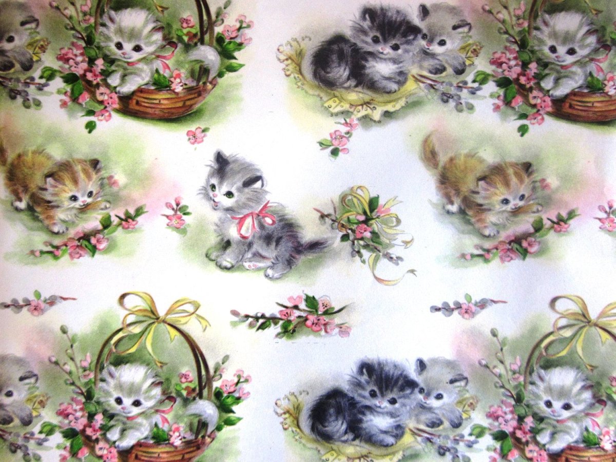Картинки для декупажа котята
