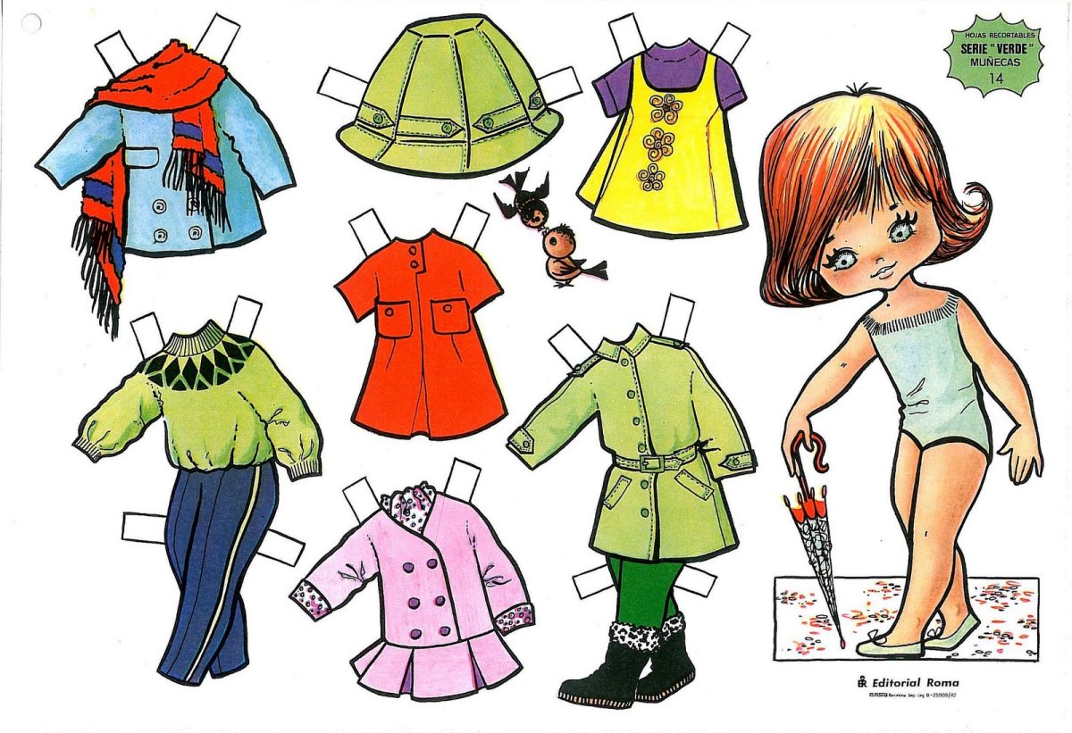 Наряди куклу по сезону