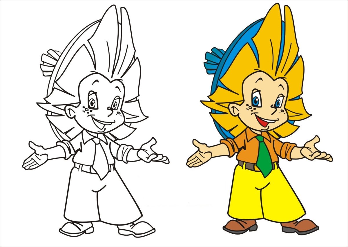 Герои Носова Незнайка