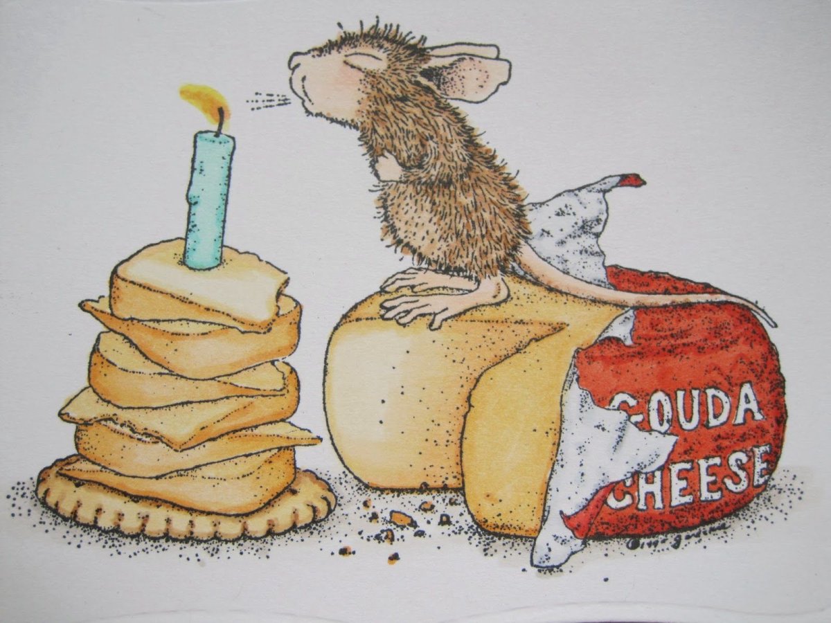 С днем рождения крыса рисунок