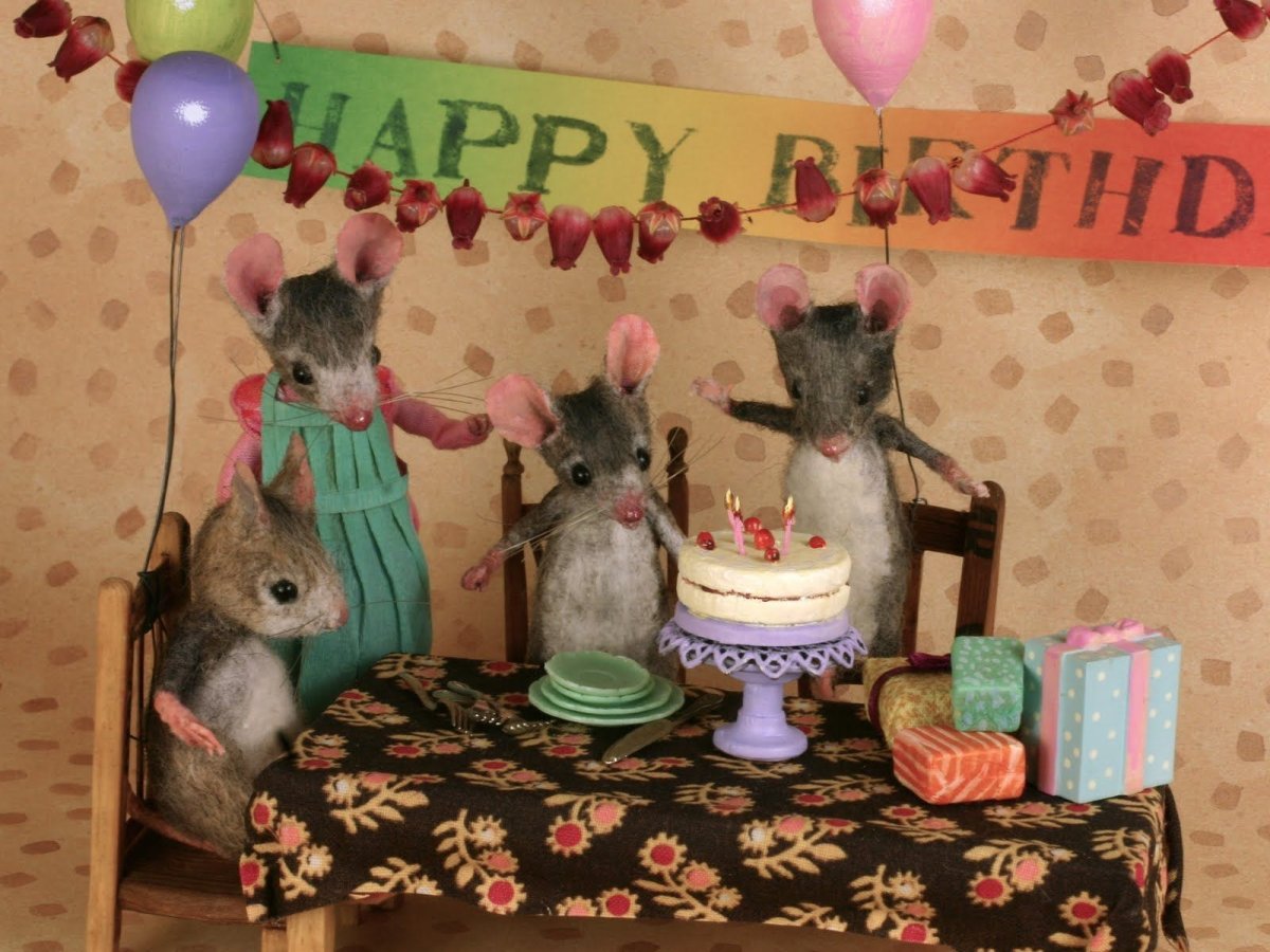 День рождения мышонка